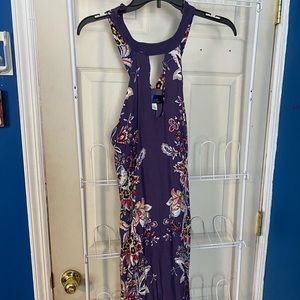 Purple Floral Dress